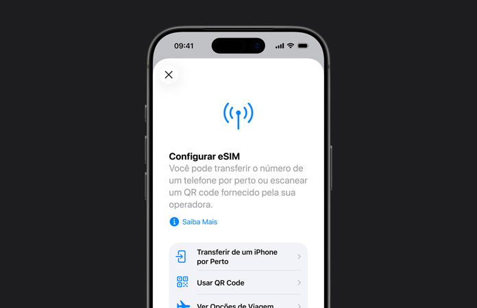 Parte da frente do iPhone 17 Pro, com bordas arredondadas