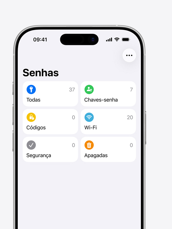 Tela do iPhone mostrando o app Senhas e uma lista de apps com Doordash, Atlas Obscura, Koba, Quickbooks, LinkedIn, Etsy, com o endereço de e-mail do usuário salvo