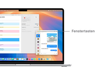 Eine Tour durch die macOS Navigation, wie die Fenstertasten.