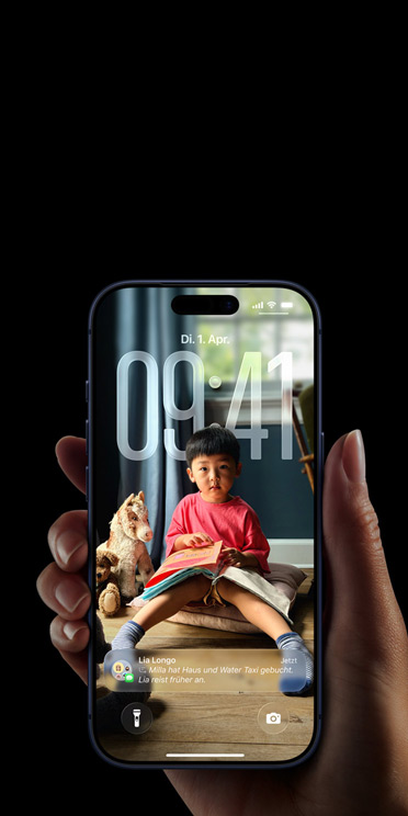 iPhone Display, All-Screen Design mit iOS 26 Liquid Glass