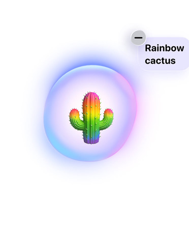 En Genmoji skabt med Apple Intelligence