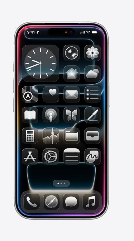 På en iPhone-skärm visas funktionen Liveöversättning som översätter ett meddelande från tyska till engelska.