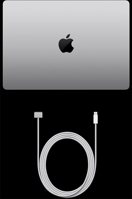 14-inčni MacBook Pro, USB‑C na MagSafe 3 kabel i adapter za napajanje