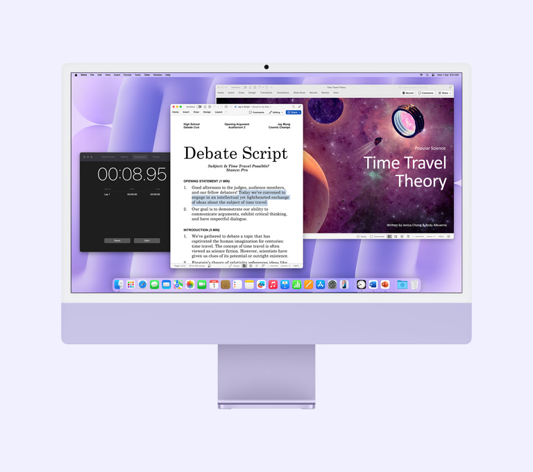 imac in purple