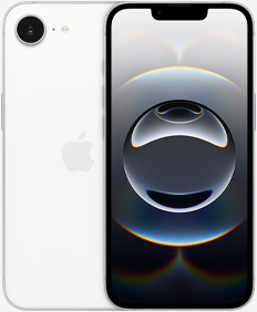 iPhone 16e in White