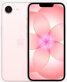 iPhone 17e in soft pink
