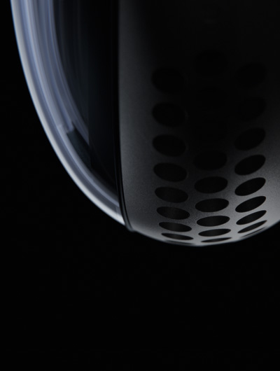 Technical, exploded view inside Apple Vision Pro highlighting the thermal system