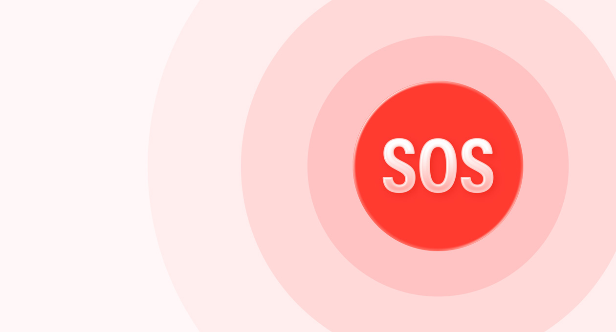 跌倒偵測 SOS 圖像