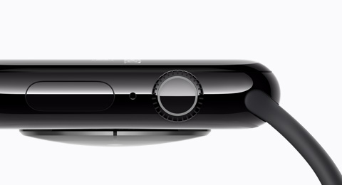 Apple Watch Series 10, Jet Black aluminum color, side exterior