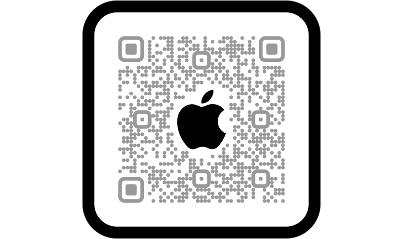 掃描行動條碼即可在 Apple Store app 中選購。