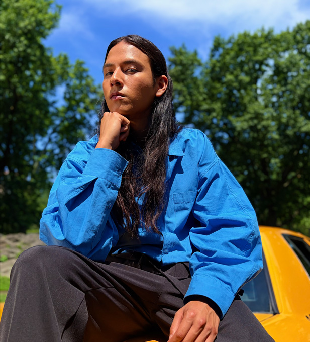 Foto de una persona tomada con la funcionalidad para retratos de última generación de la cámara