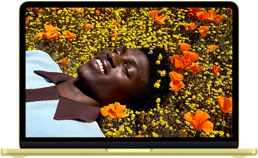 MacBook Neo 13 pouces, mettant en valeur l’écran Liquid Retina