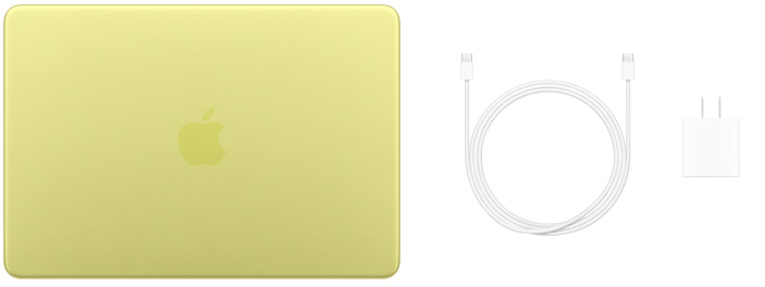 MacBook Neo de 13 pulgadas, cable de carga USB-C y adaptador de corriente USB-C de 20 W