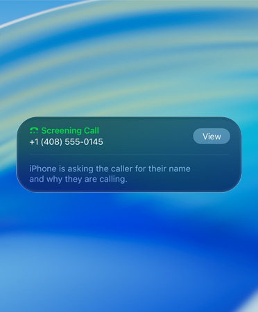  Filtro de Llamadas muestra una notificación de llamada filtrada