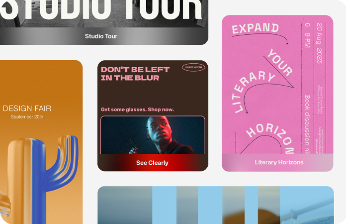 Série d’illustrations colorées