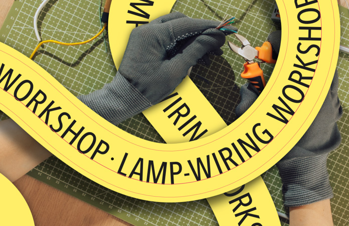 Image montrant un texte courbé et les outils pour le créer